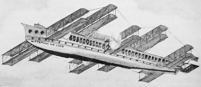 Aviation History | History of Flight | Aviation History Articles, Warbirds, Bombers, Trainers, Pilots | Largest Flying Boat Never Built—the Witteman Air Liner
