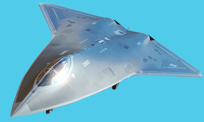 2. USAF-rendering-sixth-generation-fighter-in-flight
