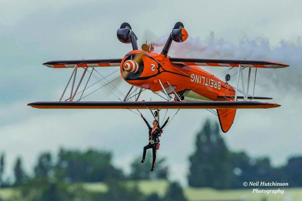 It Is Showtime - The Baby Breitling Wingwalking Team