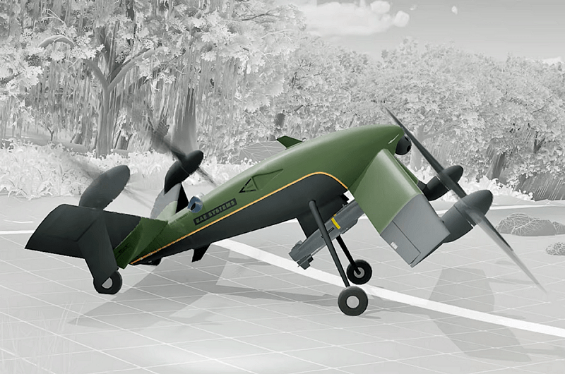 BAE unveils the Strix, a fascinating, tail-sitting X-wing VTOL UAV